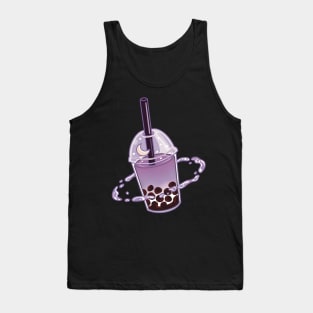 Taro Boba Milk Tea Space Tank Top